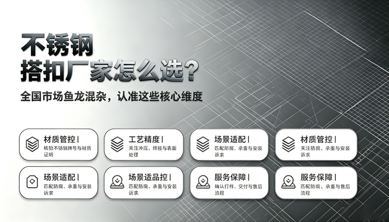 2026年不锈钢搭扣厂家怎么选?全国市场鱼龙混杂,认准这些核心维度