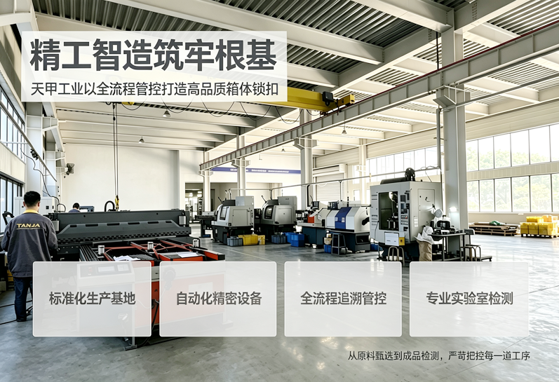 精工智造筑牢根基,天甲工业以全流程管控打造高品质箱体锁扣